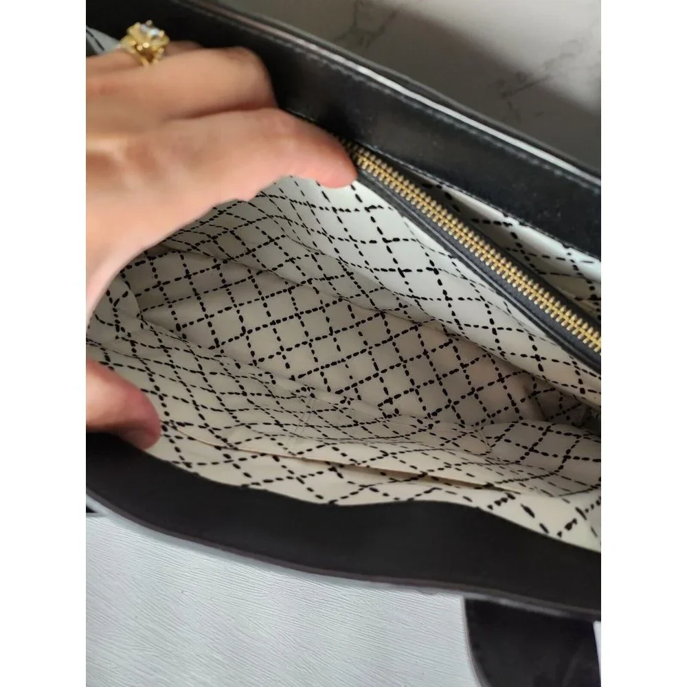 KATE SPADE New York Quinn Villabella Avenue Genuine Leather Purse Bow Tote Bag - Picture 4 of 10